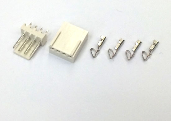 KF2510 2.54mm 4-Pin Fan Computer Male Female Connector Crimp Pins Header 40 SET 