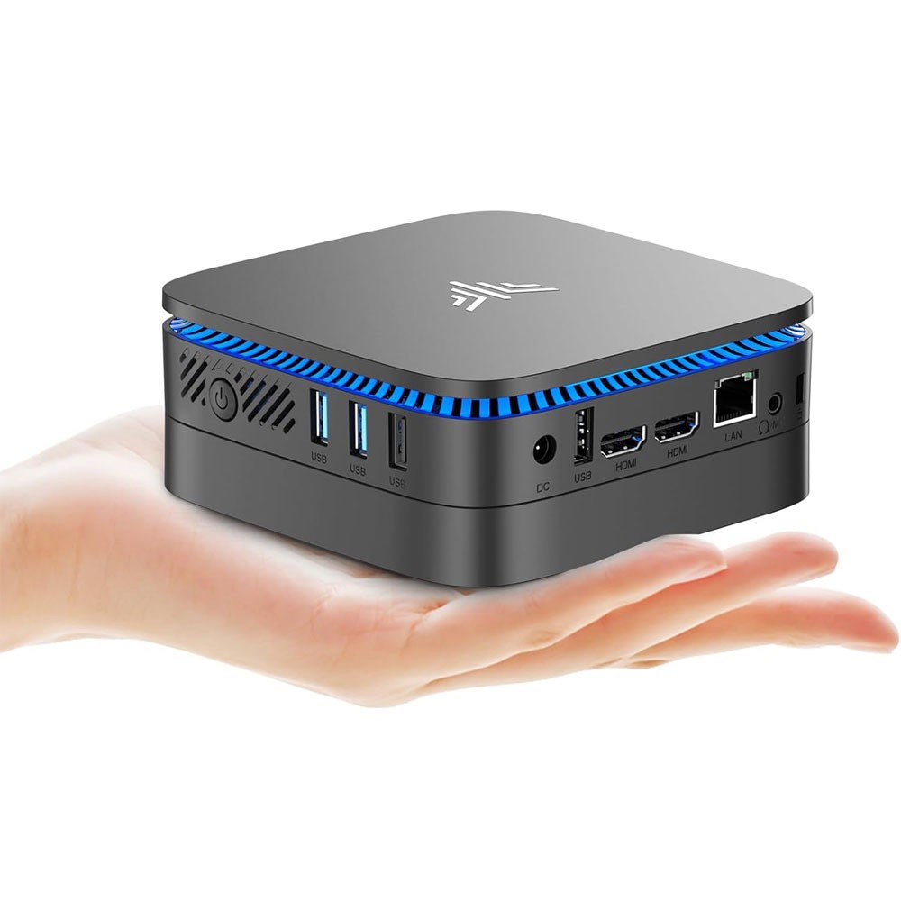 KAMRUI A1KPLUS Mini PC Computer,Intel N5030,12GB RAM LPDDR4 256GB SSD, Win11 PRO