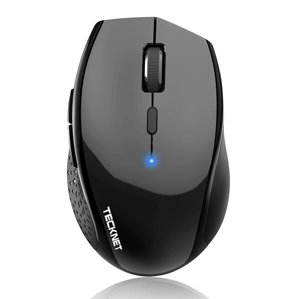 TECKNET Bluetooth Mouse 4800 DPI Computer Mouse 2-Year Battery Wireless Mouse...