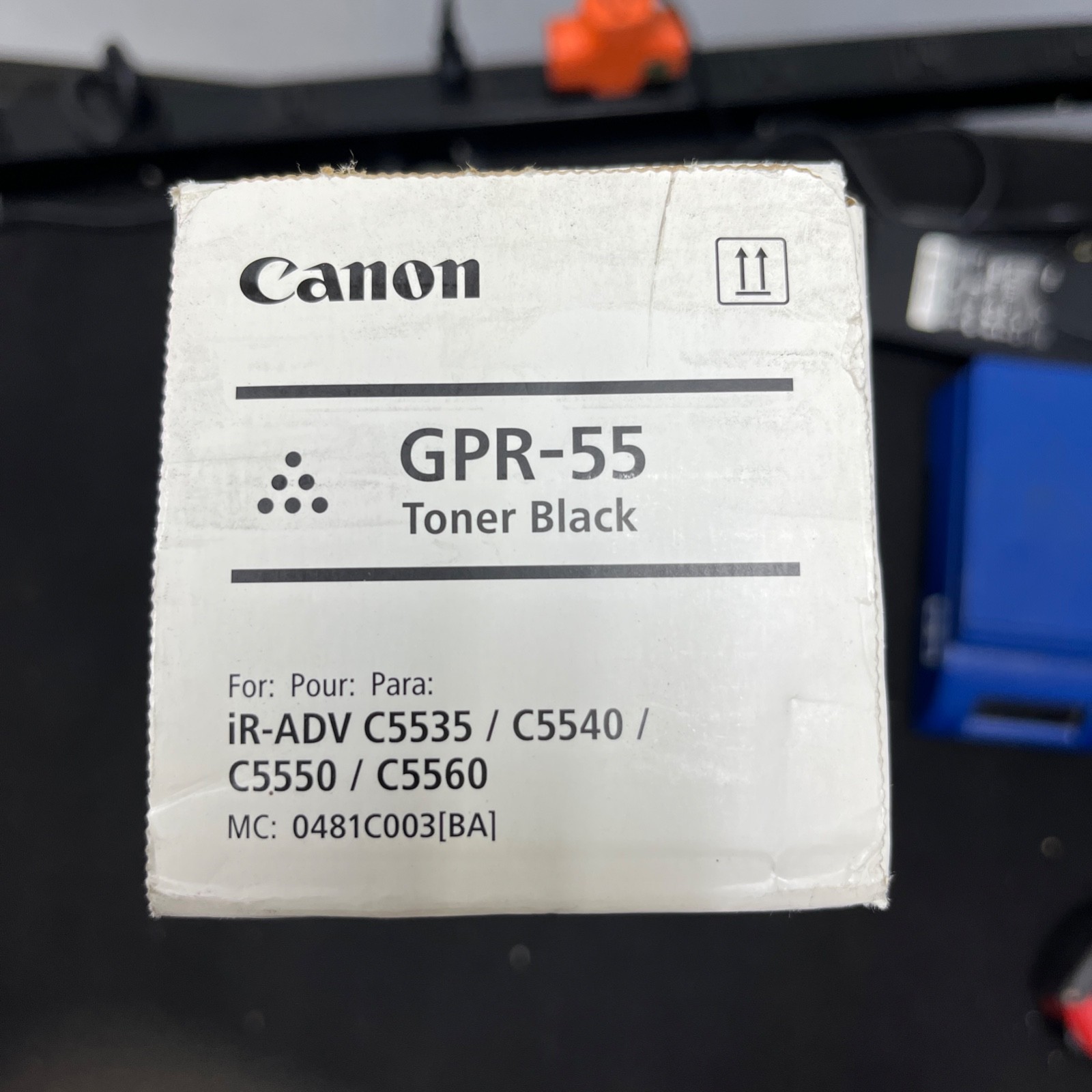 Genuine Canon GPR55 Black Toner ImageRunner Advance C5535 C5540 C5550 0481C003AA