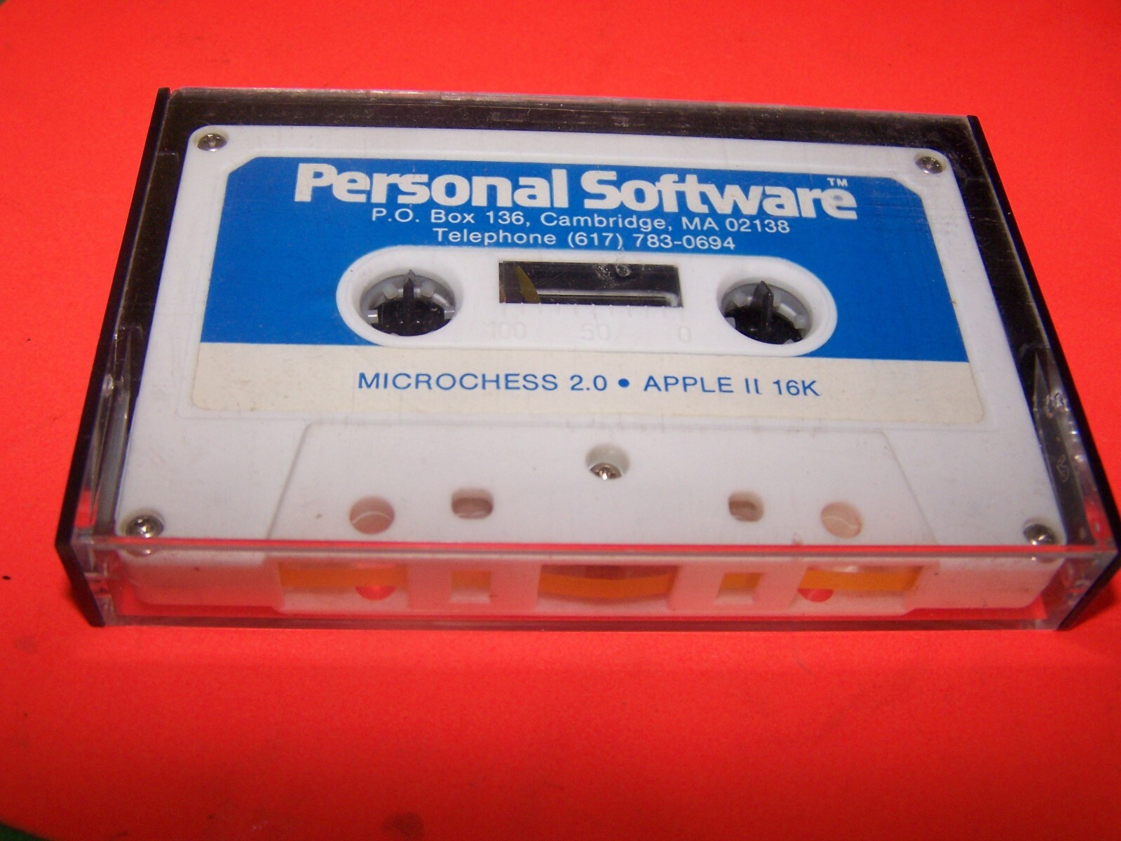 Personal Software MicroChess 2.0 Program Cassette for Apple II