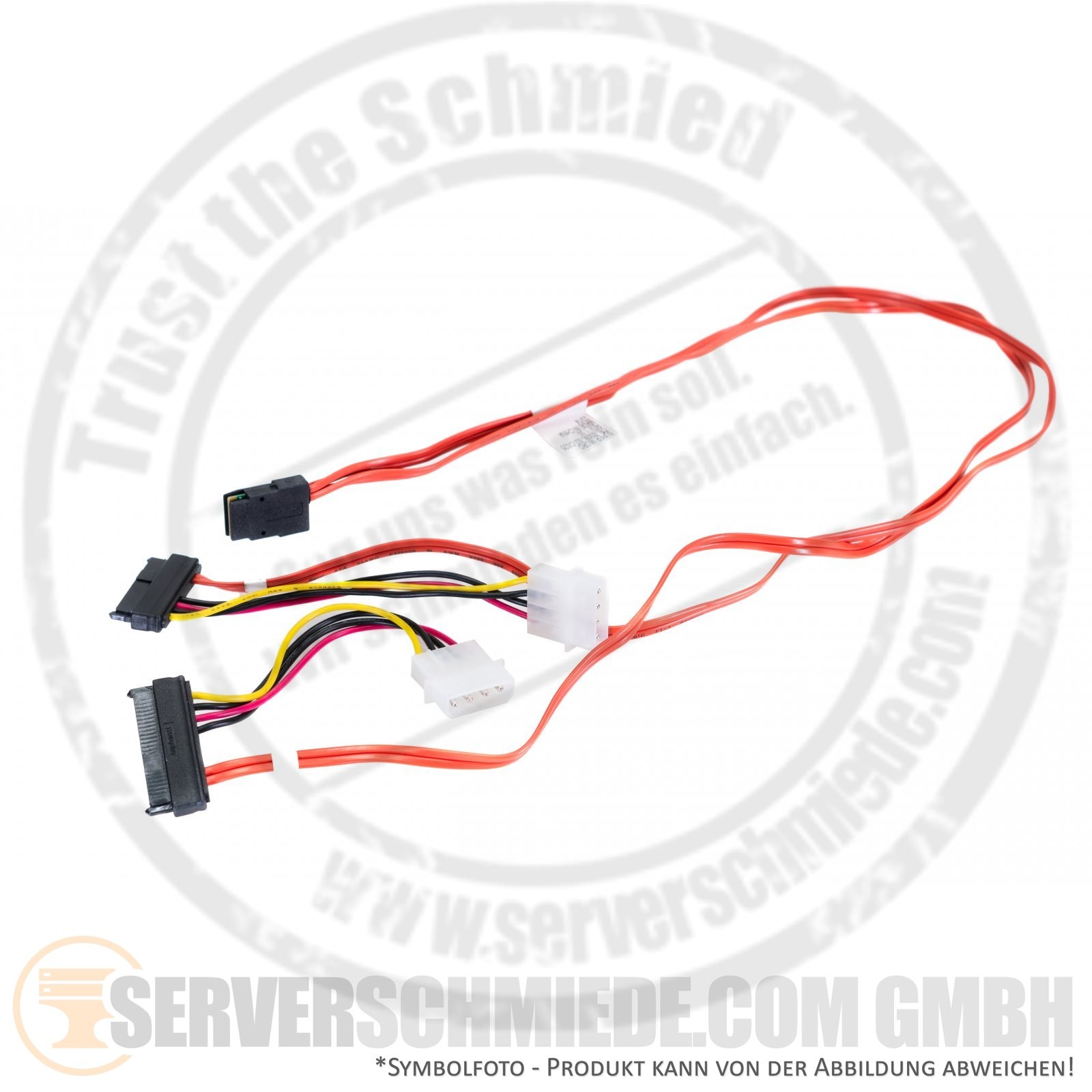 Supermicro 75cm SAS SATA Cable 1x SFF-8087 2x SATA 2x IDE Power Connector 4pin C