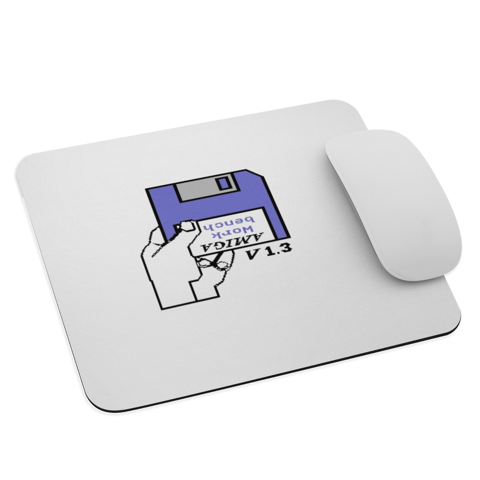 Amiga Workbench 1.3 Insert Disk Mouse Pad – Retro Floppy Nostalgia (9.5" x 7.75"