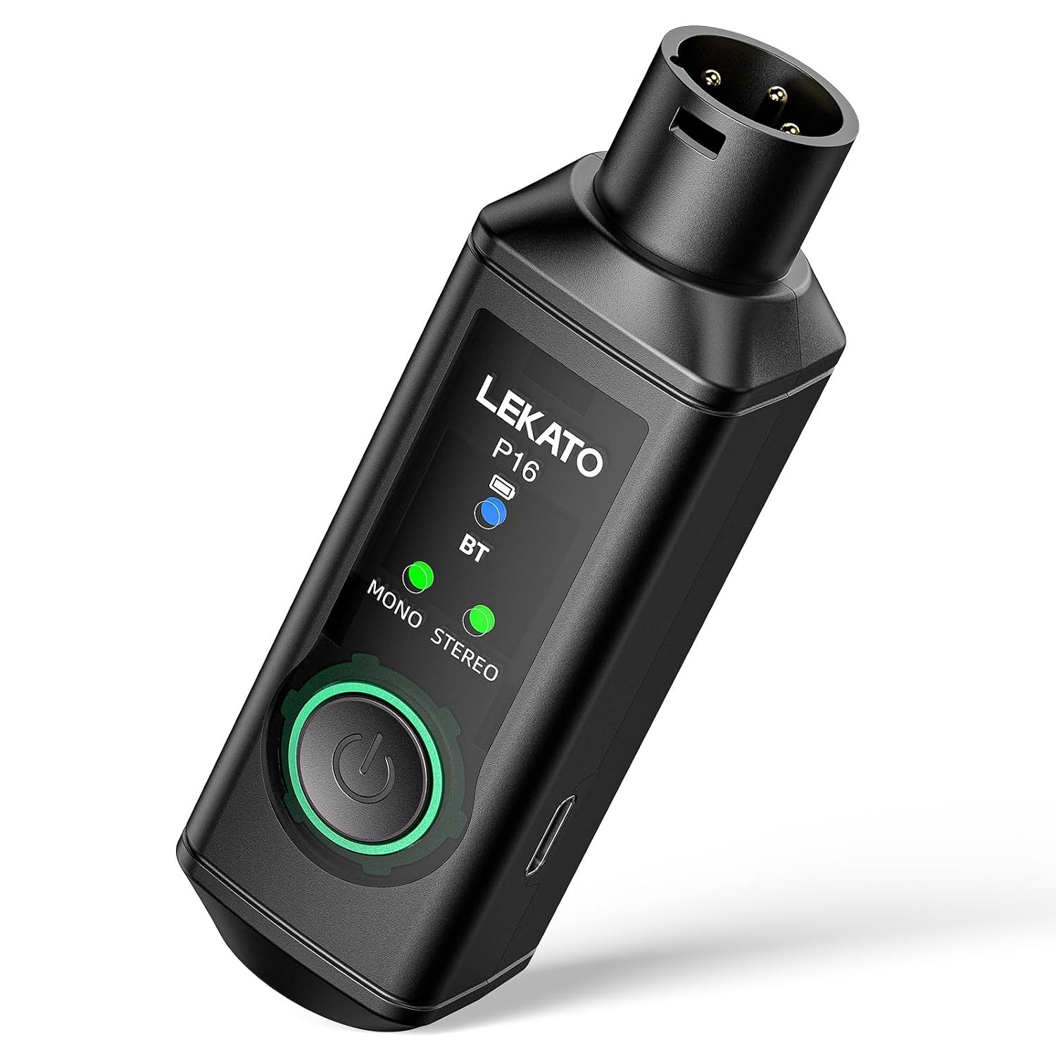 LEKATO XLR Bluetooth Receiver, BT 5.3, 48kHz/24bit, Wireless Bluetooth Adapter f