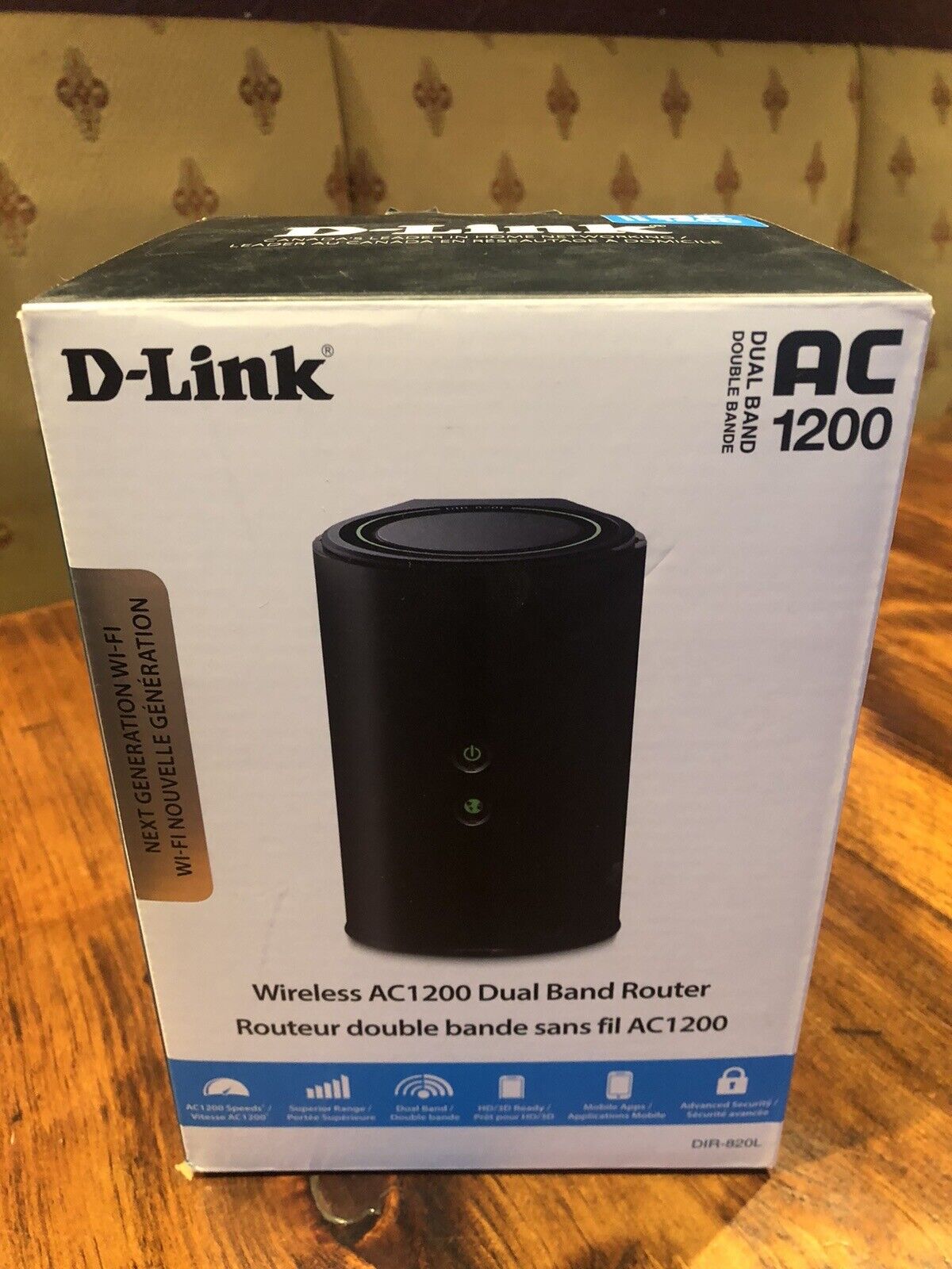 New D-Link Wireless Router AC 1000 Mbps Home Cloud App-Enable Dual-Band DIR-820L