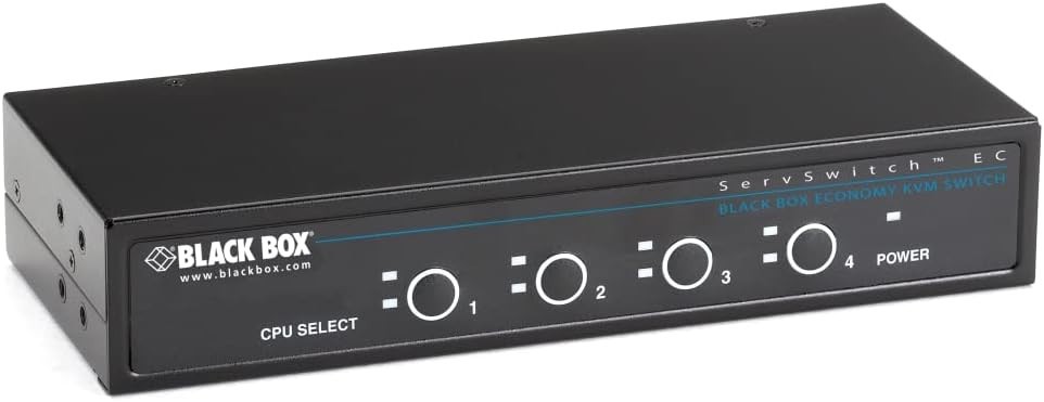 Black Box KV9004A ServSwitch EC 4-Port PS/2 VGA KVM Switch