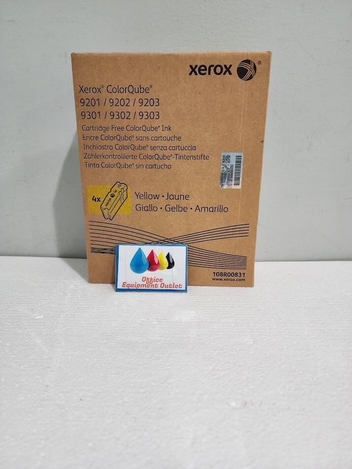 Xerox 108R00831 Colorqube 9200 Series Yellow Ink cubes