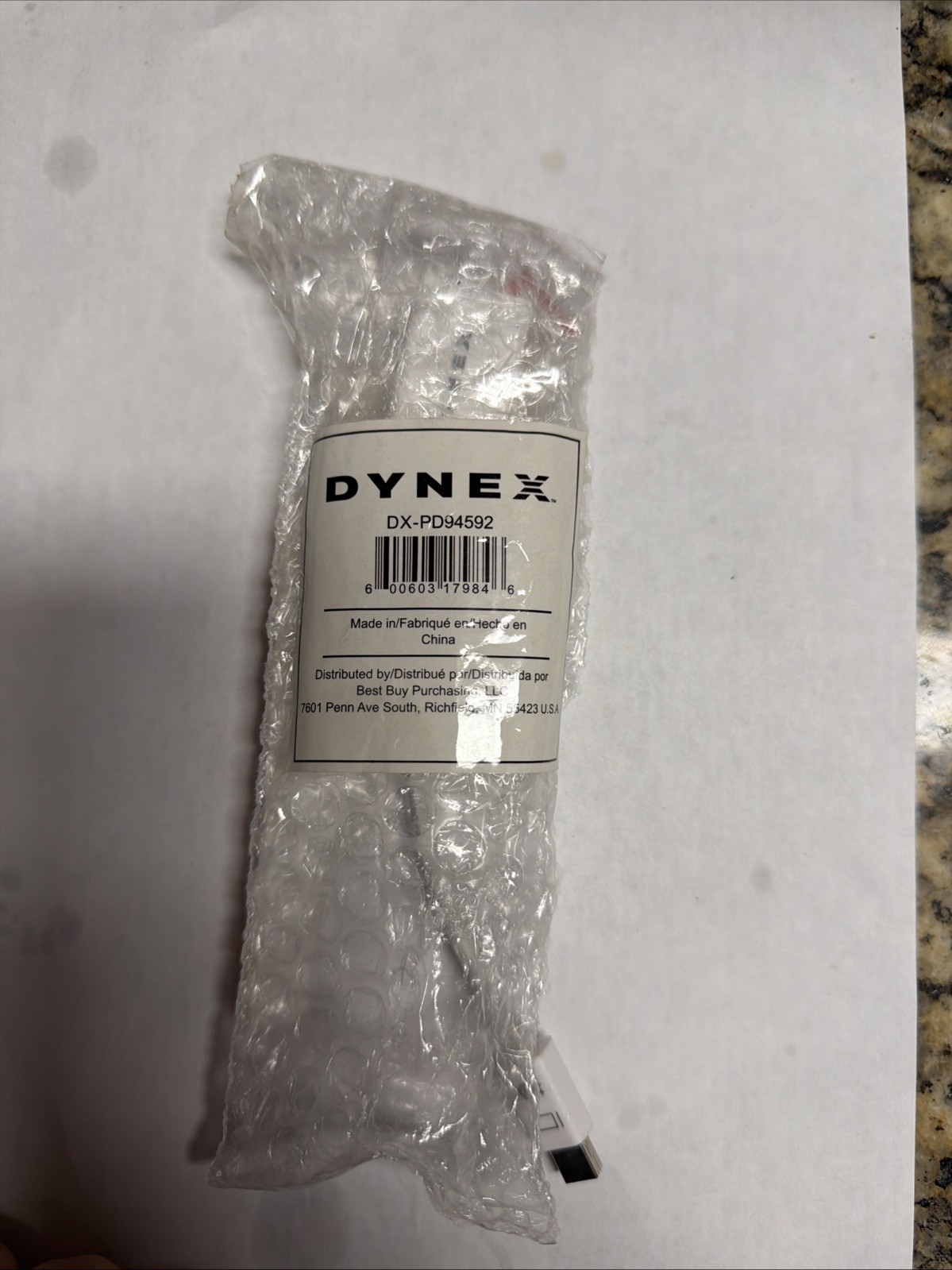 DisplayPort-to-HDMI Mini Adapter- Dynex White