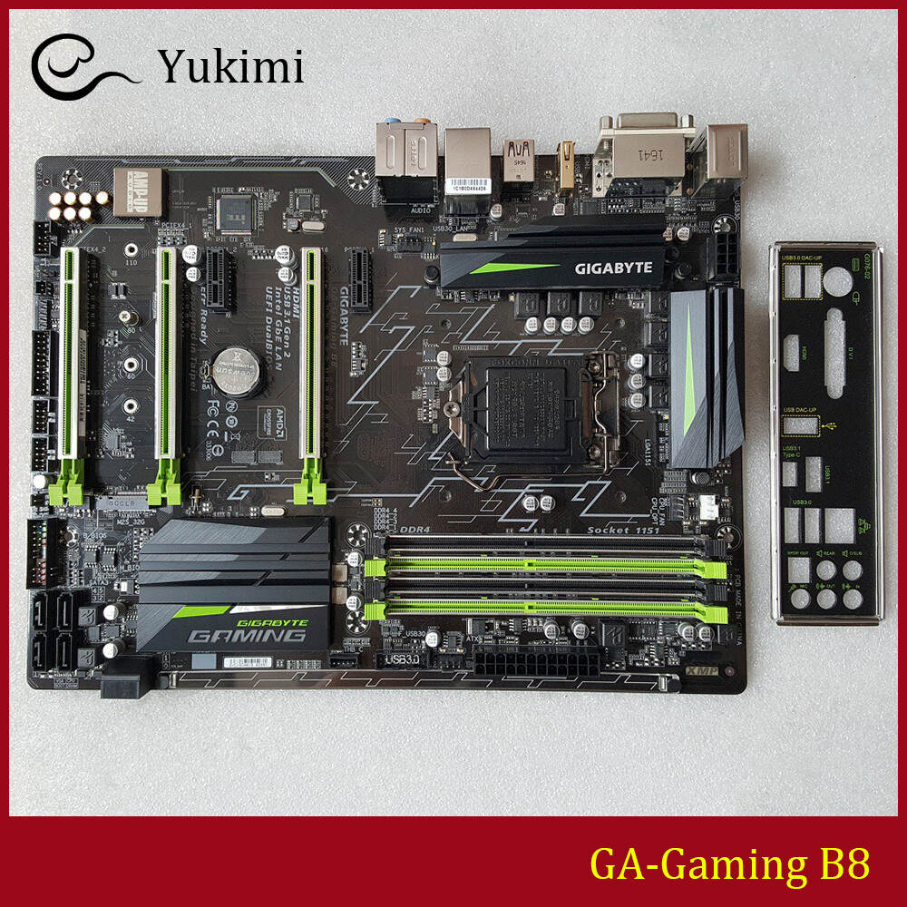 FOR GIGABYTE Z370N WIFI LGA 1151 32GB HDMI Mini-ITX Motherboard Test OK