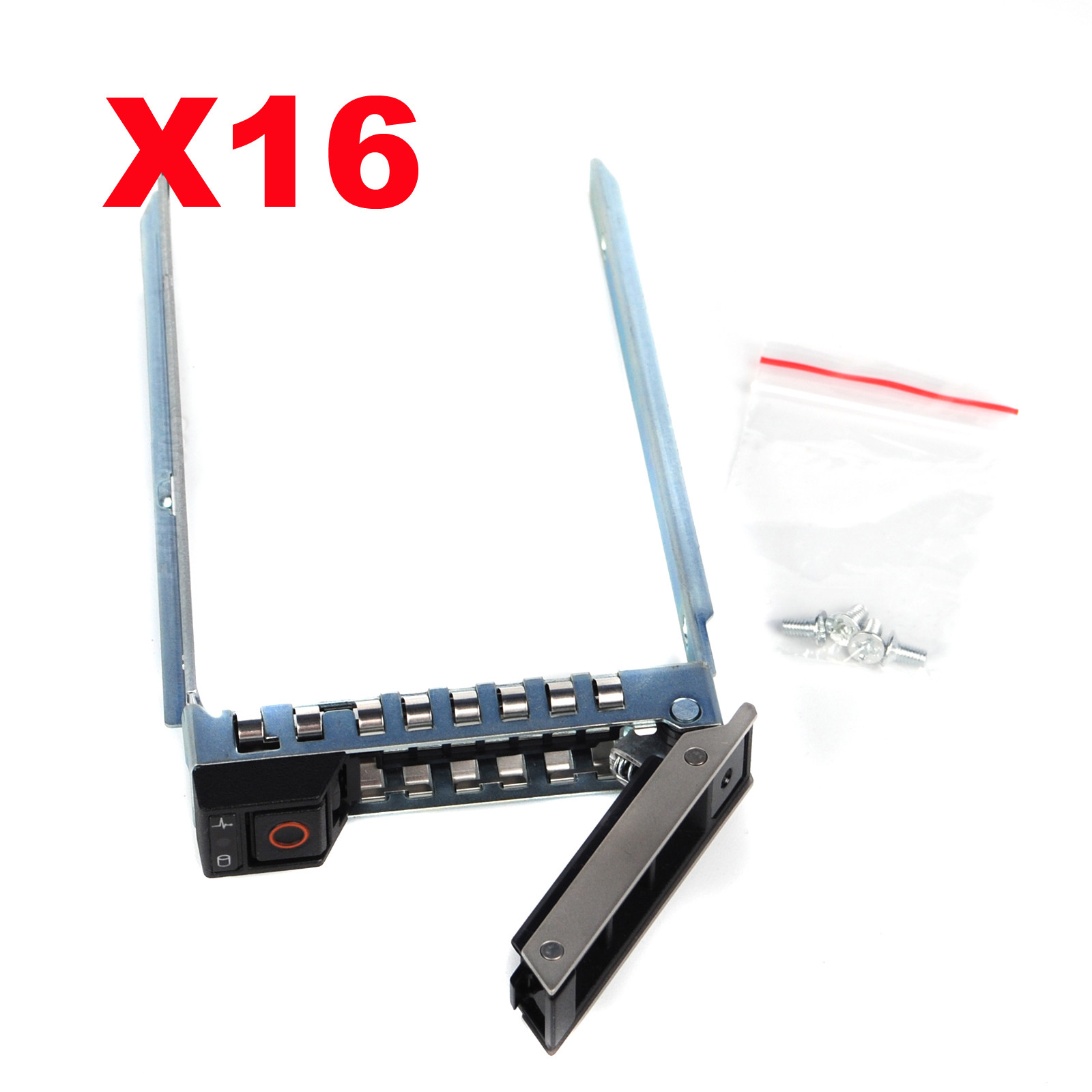 Lot of 16pcs,  2.5" SAS SATA Hard Drive Tray Caddy For Dell POWEREDGE R740