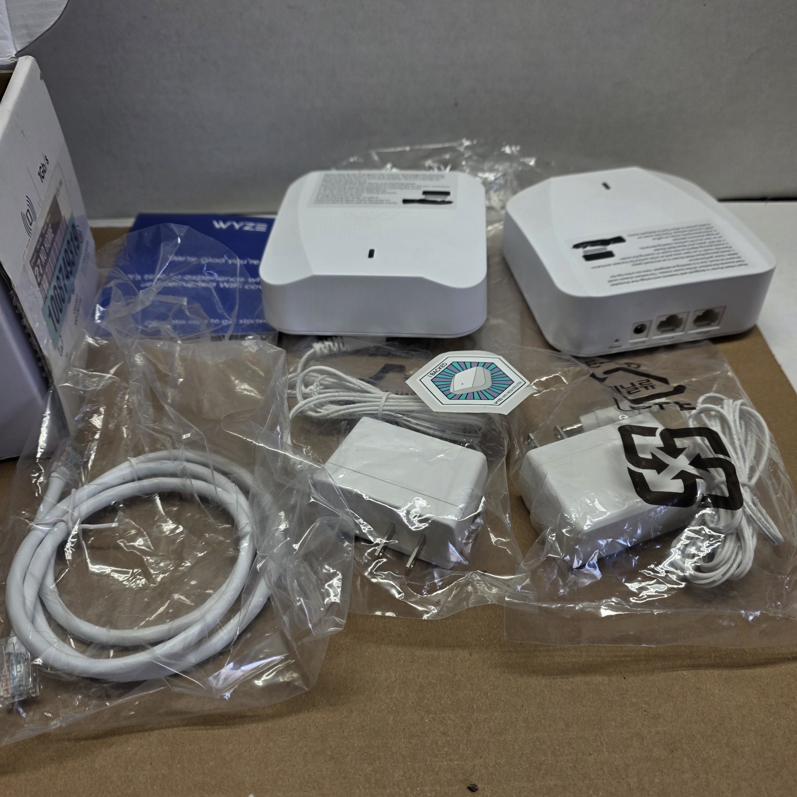 Wyze Mesh Router Wi‑Fi 6 Dual-Band AX3000 2-Pack White 3000 Mbps 2-Port