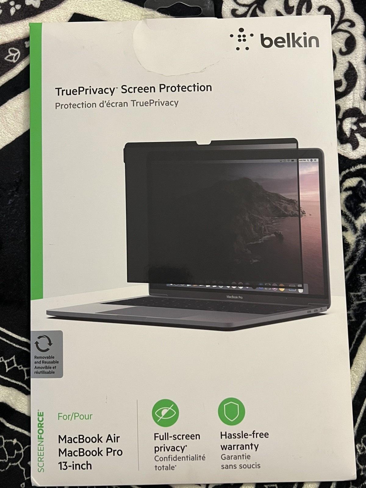 ScreenForce True Privacy Screen Protector for MacBook Pro / MacBook Air 13"