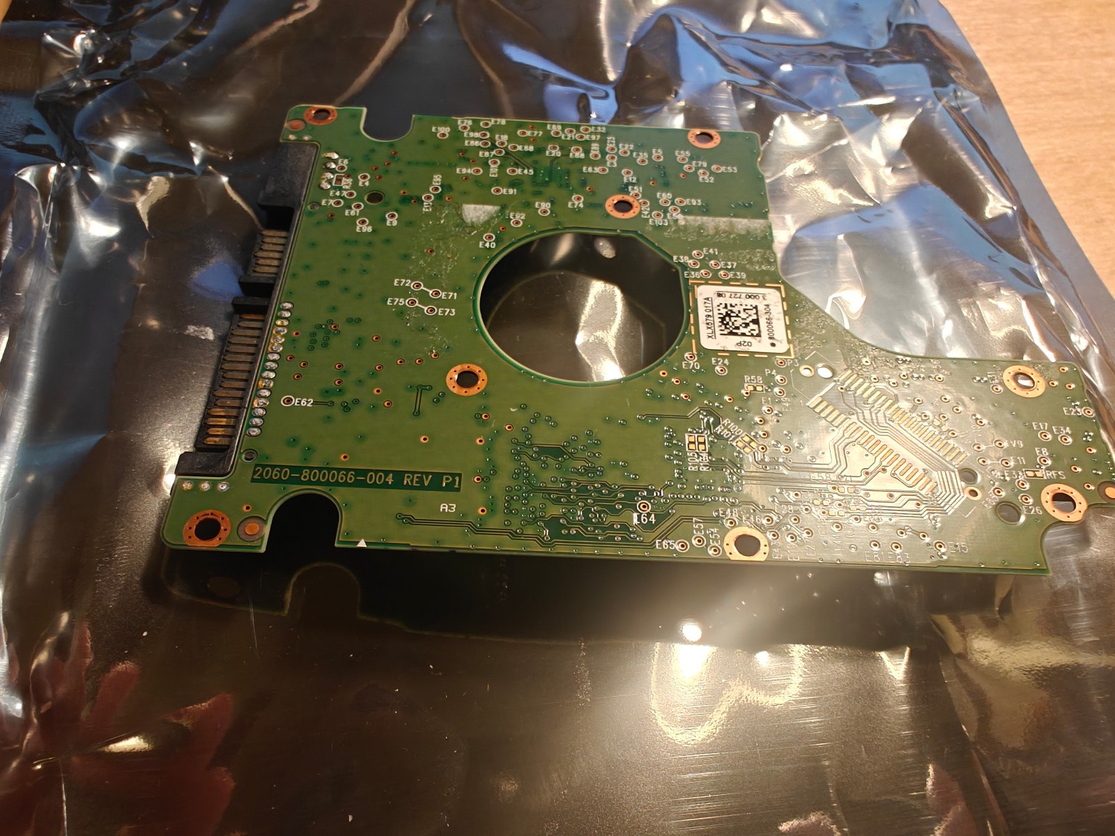 WD 2060-800066-004 REV P1 PCB BOARD ONLY TESTED