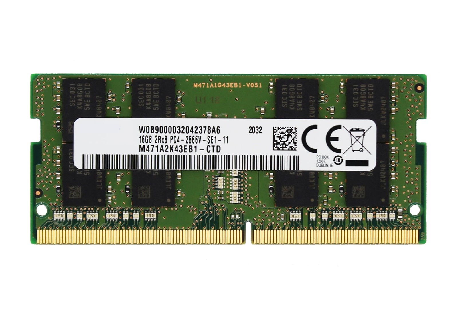 Sam Original 16GB (1x16GB) DDR4 16GB, Compatible Samsung Memory