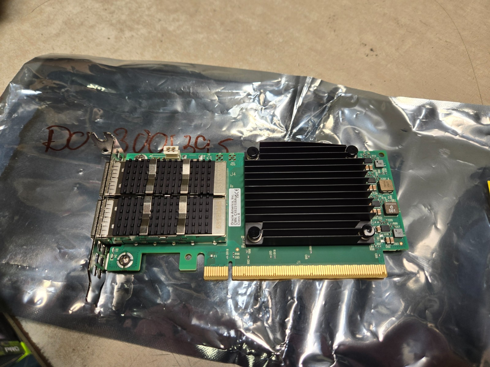 Oracle CX623106A  Ethernet Card 8205505