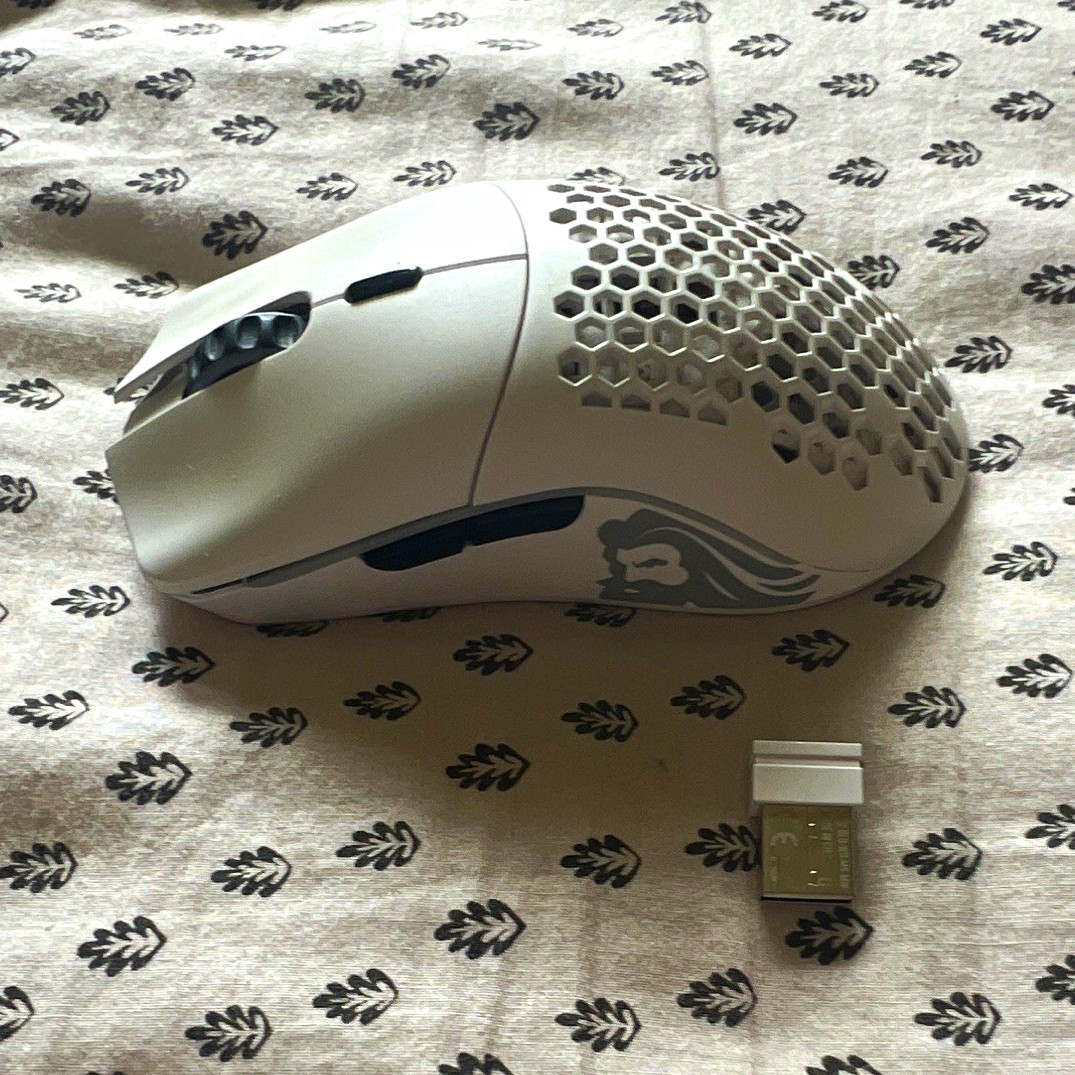 Glorious Model O Wireless Optical Gaming Mouse 19000 DPI 6-Button White
