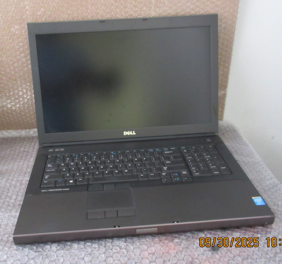 Dell Precision M4800 i7-4800MQ  17" LAPTOP 8GB RAM -NO BATTERY *READ DESC*