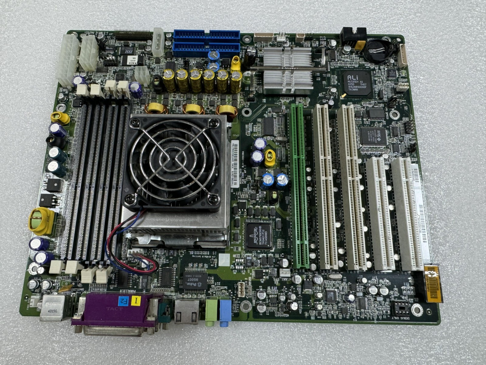 Sun Blade 1500 Red Motherboard with cpu heatsink fan 375-3128