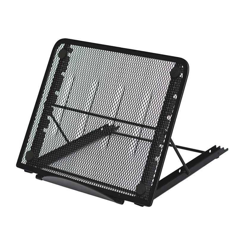 Black Portable Adjustable Laptop Stand Notebook Tablet Holder Foldable