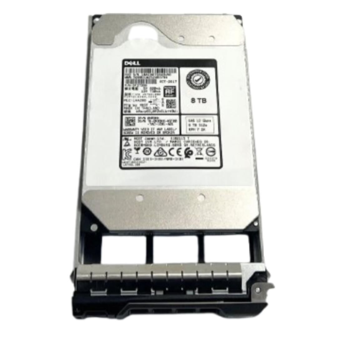 Dell 8TB SAS 3.5" LFF Enterprise HDD KRDKK 0KRDKK HUH721008AL5200 0F27399