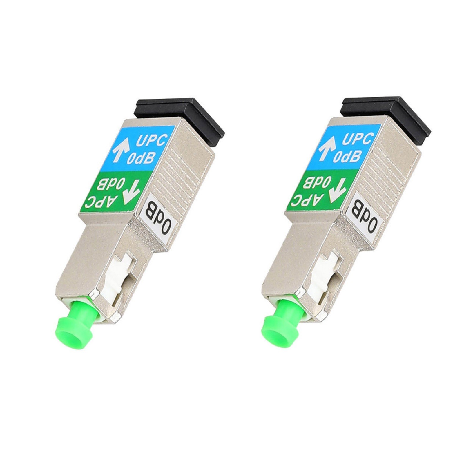 2x SC/APC Male to SC/UPC Female Adapter Converter Fiber Optic Coupler Connector*