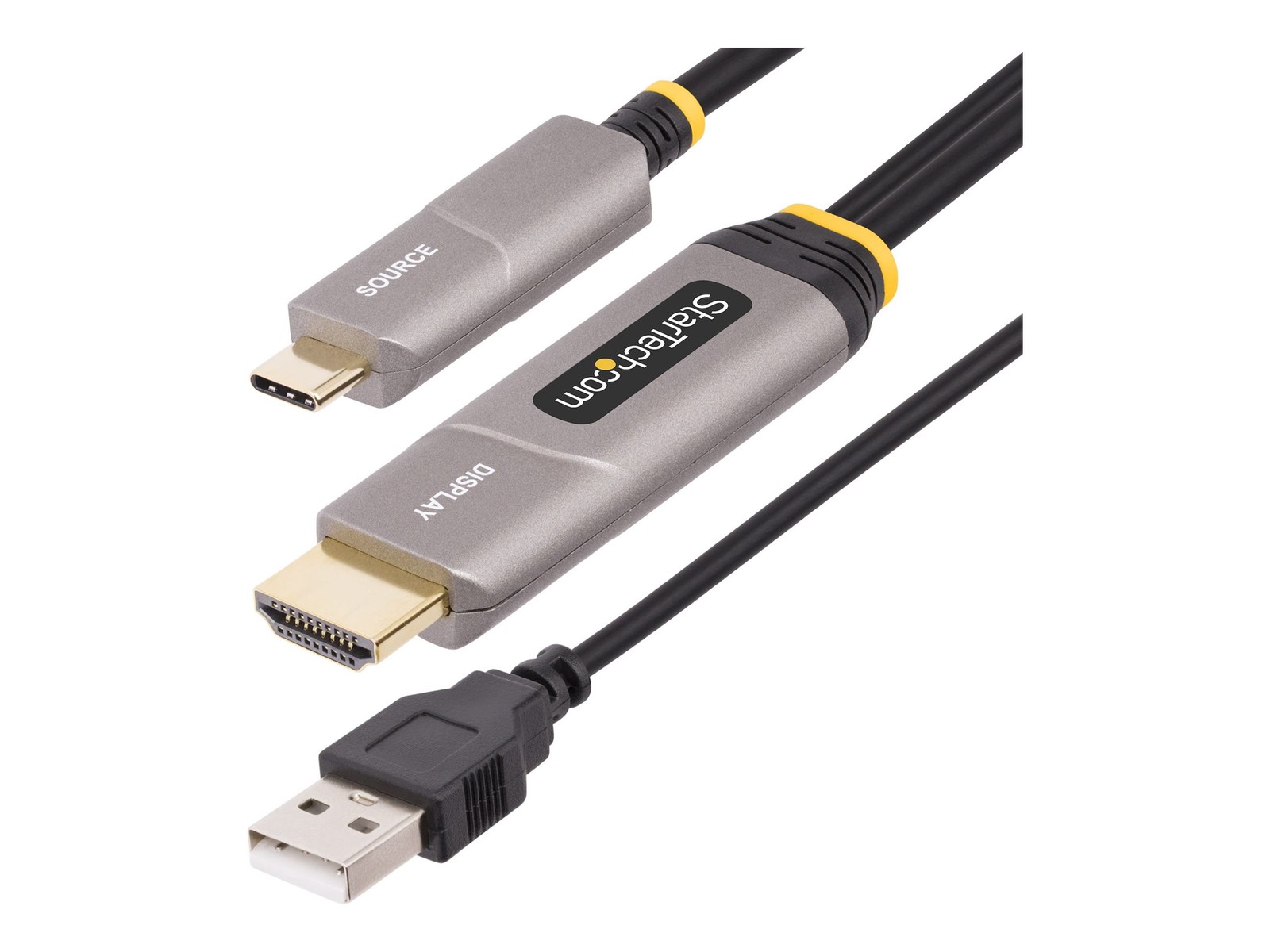 Startech 30ft (9.15m) USB-C to HDMI 2.0 Active Optical 145B-USBC-HDMI4K-AOC