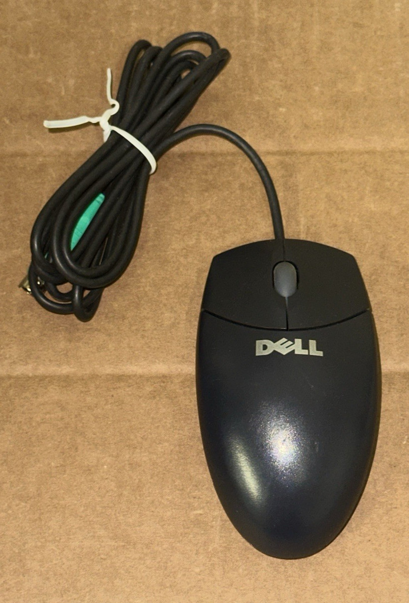 Dell Ball Corded Mouse Model MO71KC PS/2 Connection For Green Port 0F2854