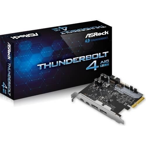 ASRock Thunderbolt 4 AIC R2.0 Thunderbolt 4 PCI Express 3.0 Expansion Brand New