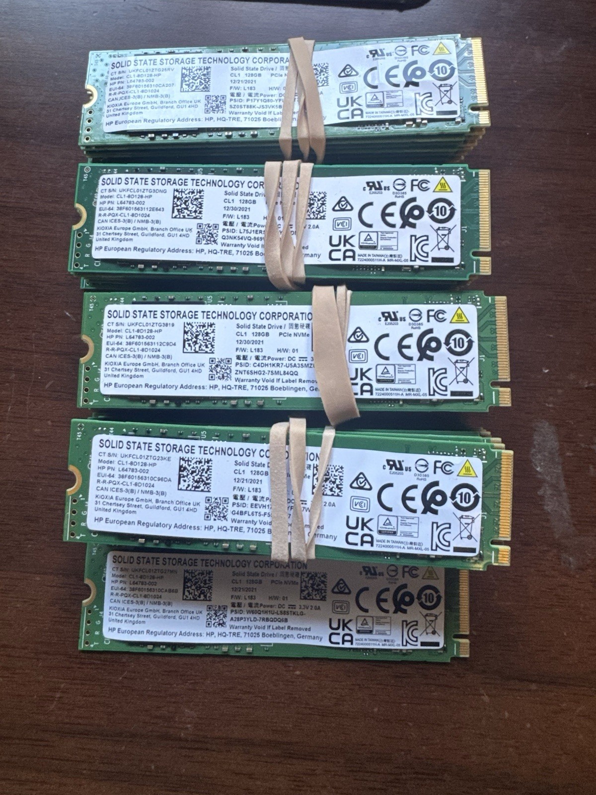 SSSTC CL1-8D128-HP 128GB M.2 2280 NVMe PCIe SSD Solid State Drive (Used)