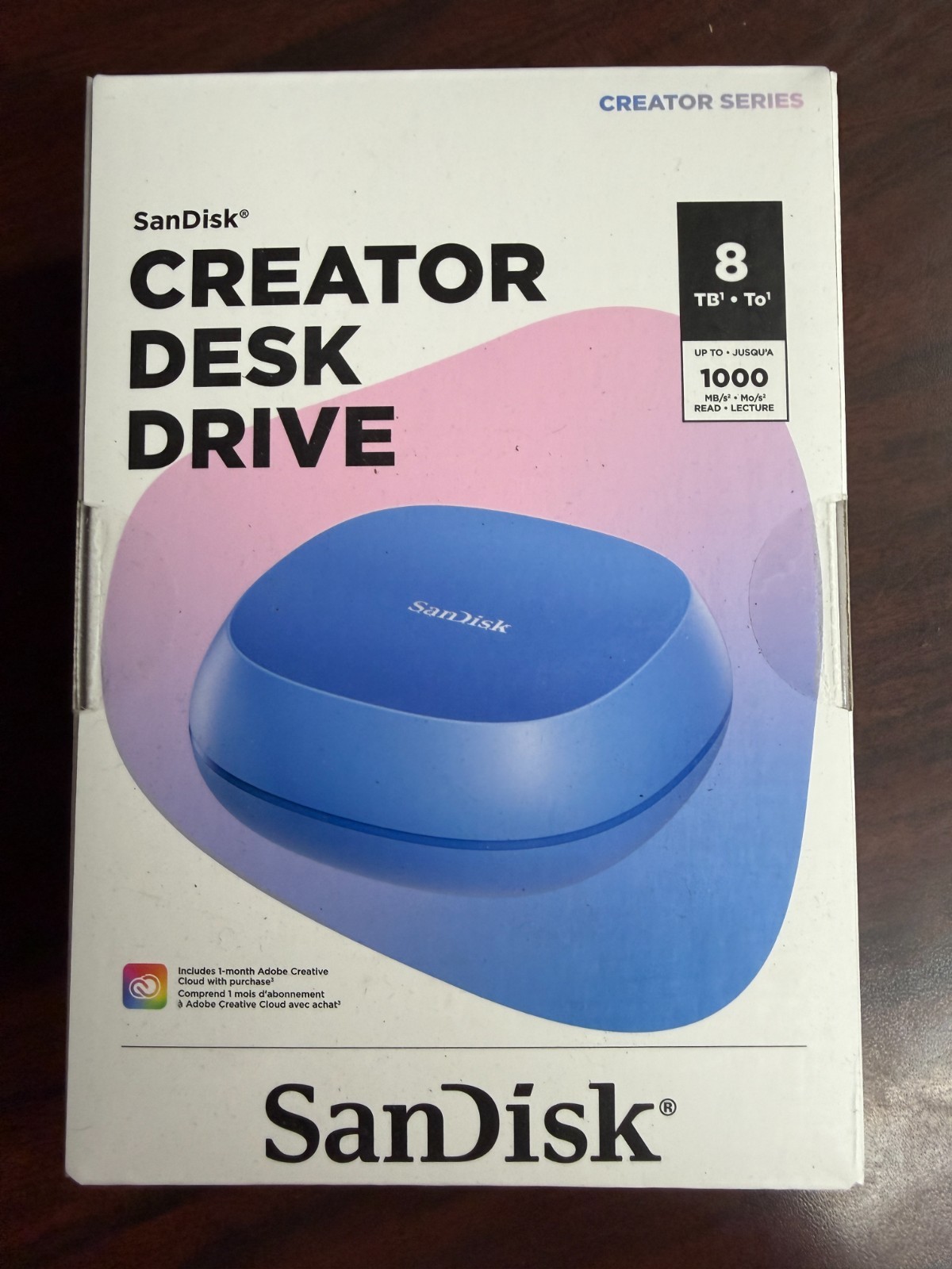 SANDISK 8TB CREATOR DESK DRIVE USB 3.2 Gen 2 External -  SDSSDT40C-8T00-N25