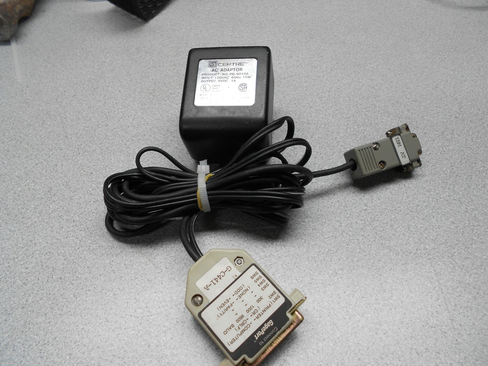 Sceptre PD9010A AC Adapter 9VDC 1A POWER ADAPTER Model AEC-4890