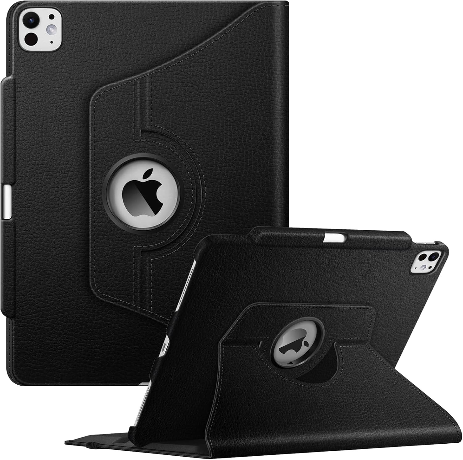 360 Rotating Swivel Case Stand Cover For iPad Air iPad Pro 2024 11 inch 13 inch