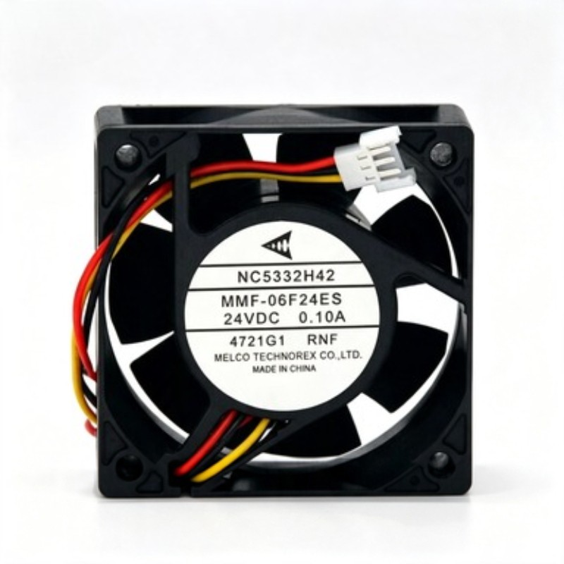 For Melco MMF-06F24ES-RNF DC 24V 0.10A 60*60*25MM Inverter Cooling Fan