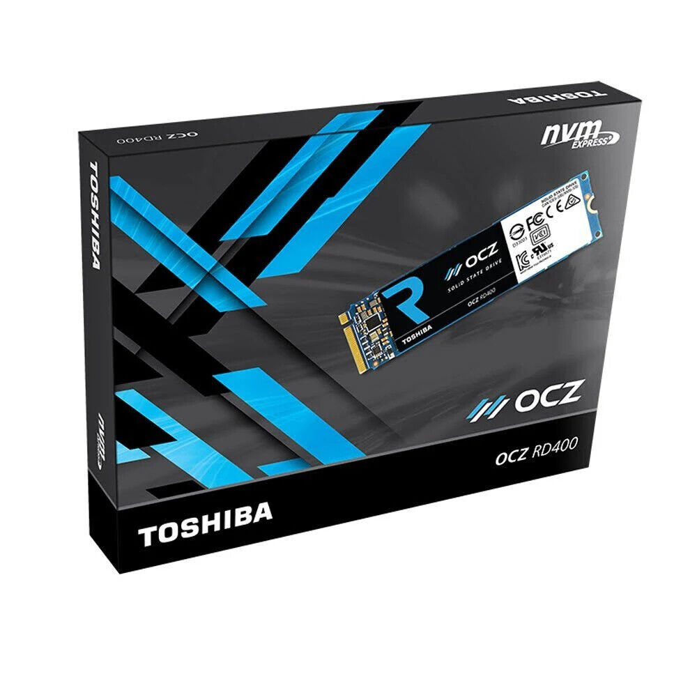 NEW Kioxia Toshiba 512GB PCIe NVME OCZ RD400 M.2 2280 80mm MLC NAND Flash Memory