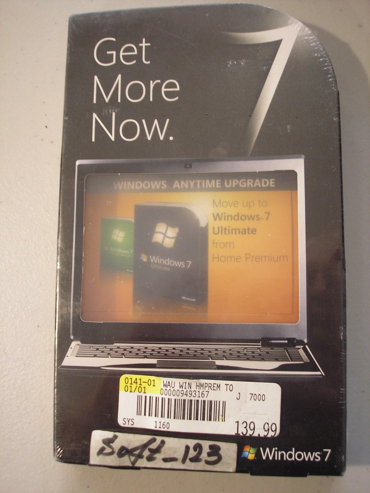 Microsoft Windows 7 Ultimate Anytime Upgrade from Home Premium  = SEALED BOX=