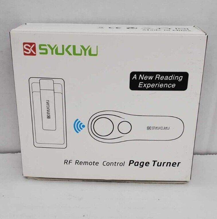 Syukuyu RF Remote Control Page Turner for Android iPhone iPad eBook Reader