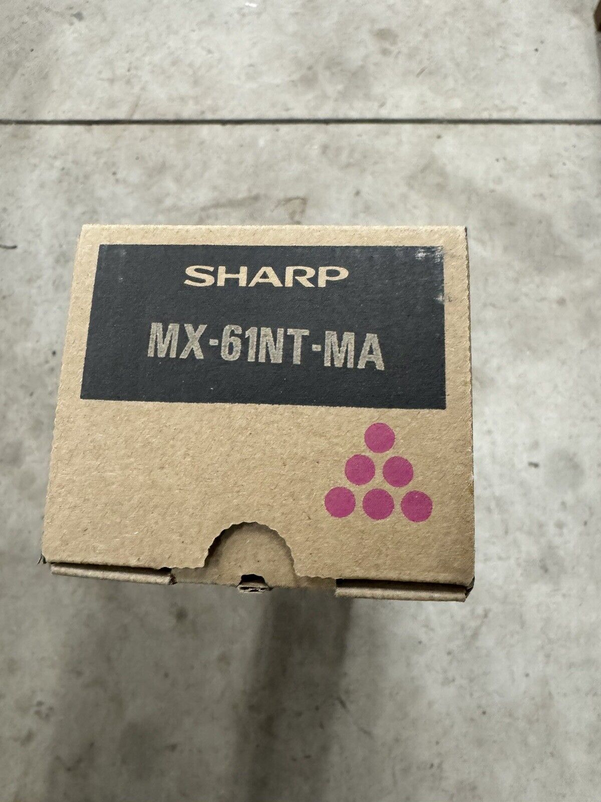 Sharp MX-61NT-MA Magenta Toner GENUINE OEM