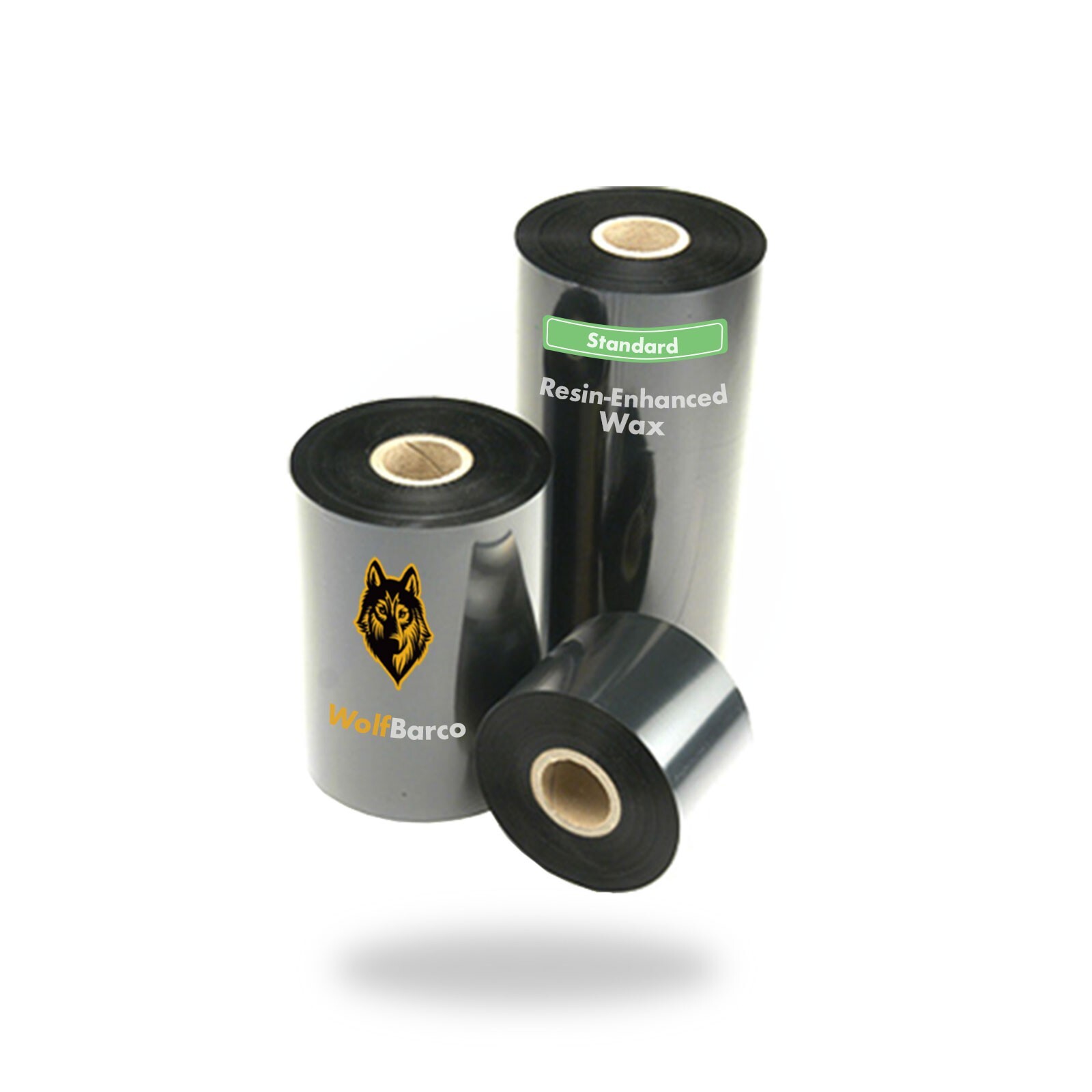 12 Rolls 4.33 x 1476/110mmx450m Resin-Enhanced Wax Thermal Transfer Ribbon Zebra