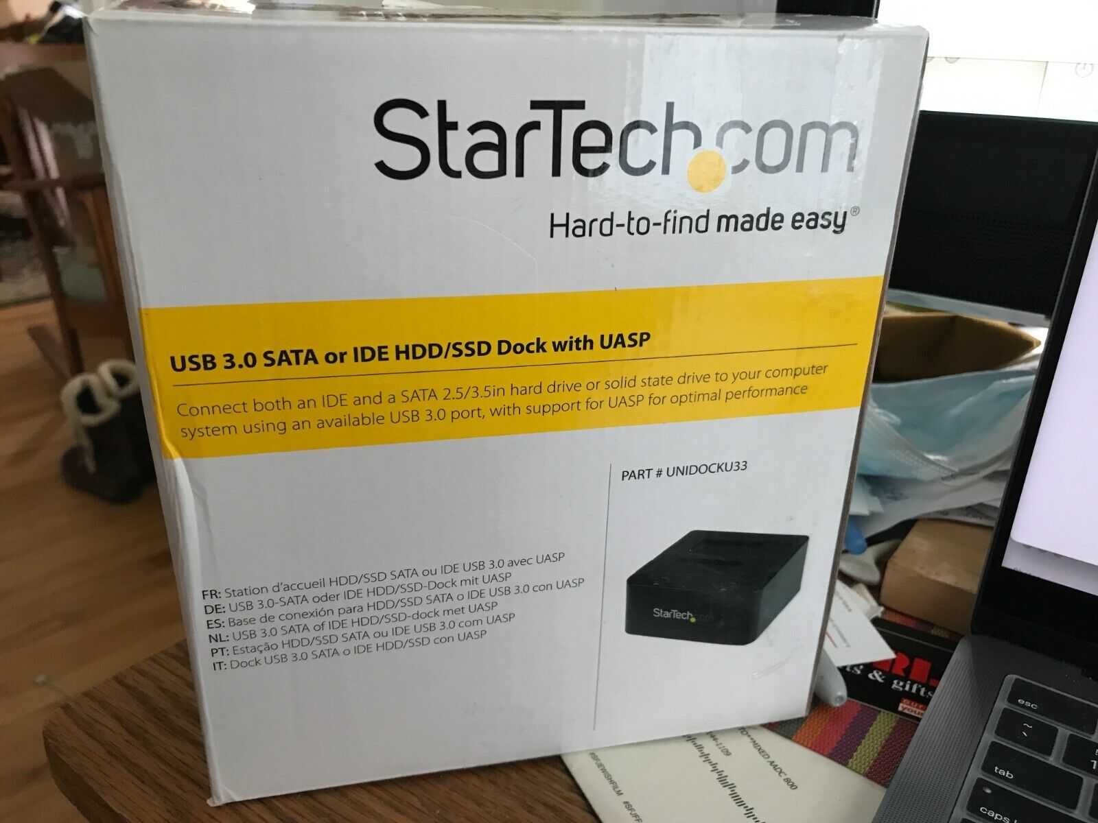 StarTech.com Dual-Bay USB 3.0 to SATA and IDE Hard Drive Docking Station, USB 