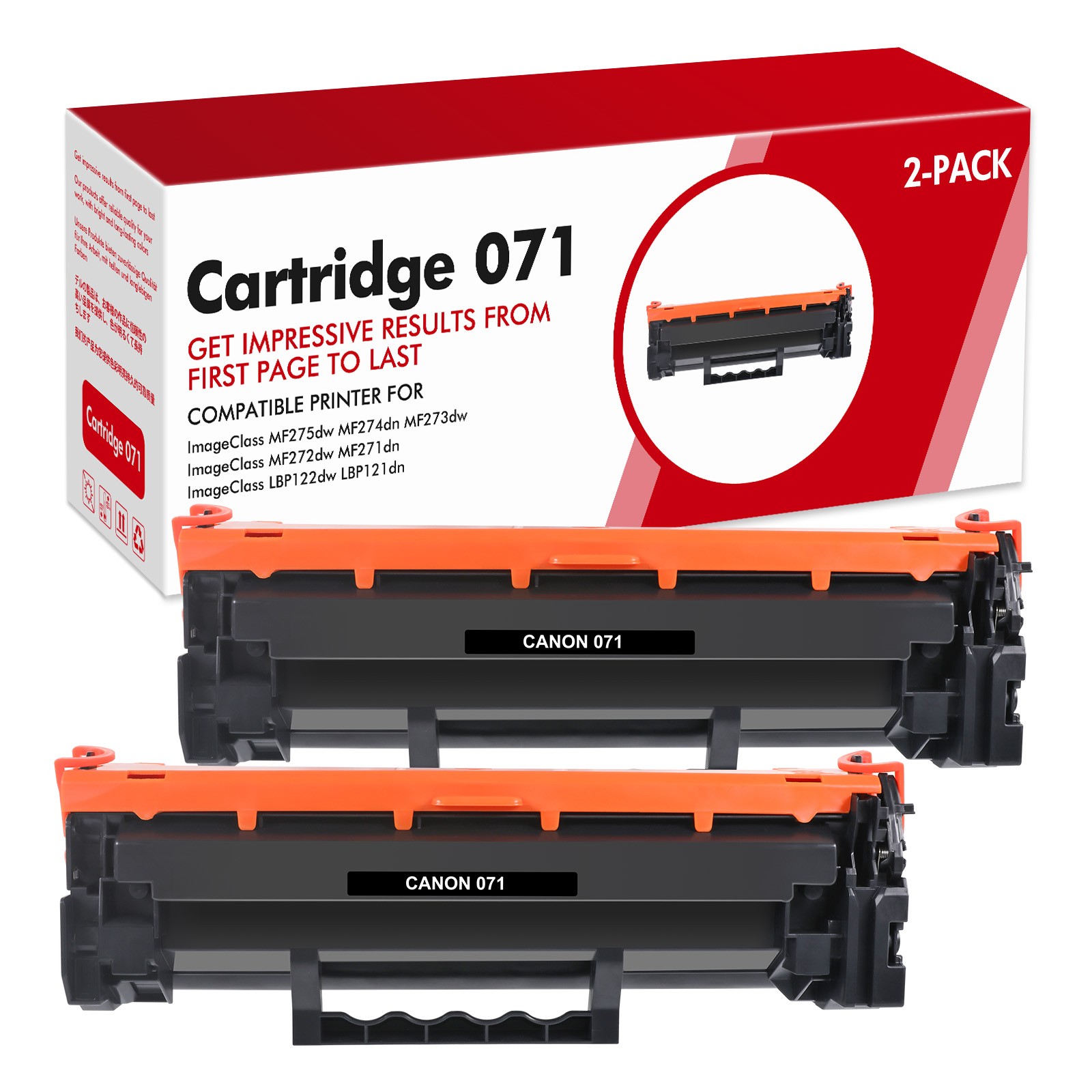 CRG-071 Toner Fits For Canon 071 imageClass LBP121dn MF272dw MF273dw MF274dn LOT