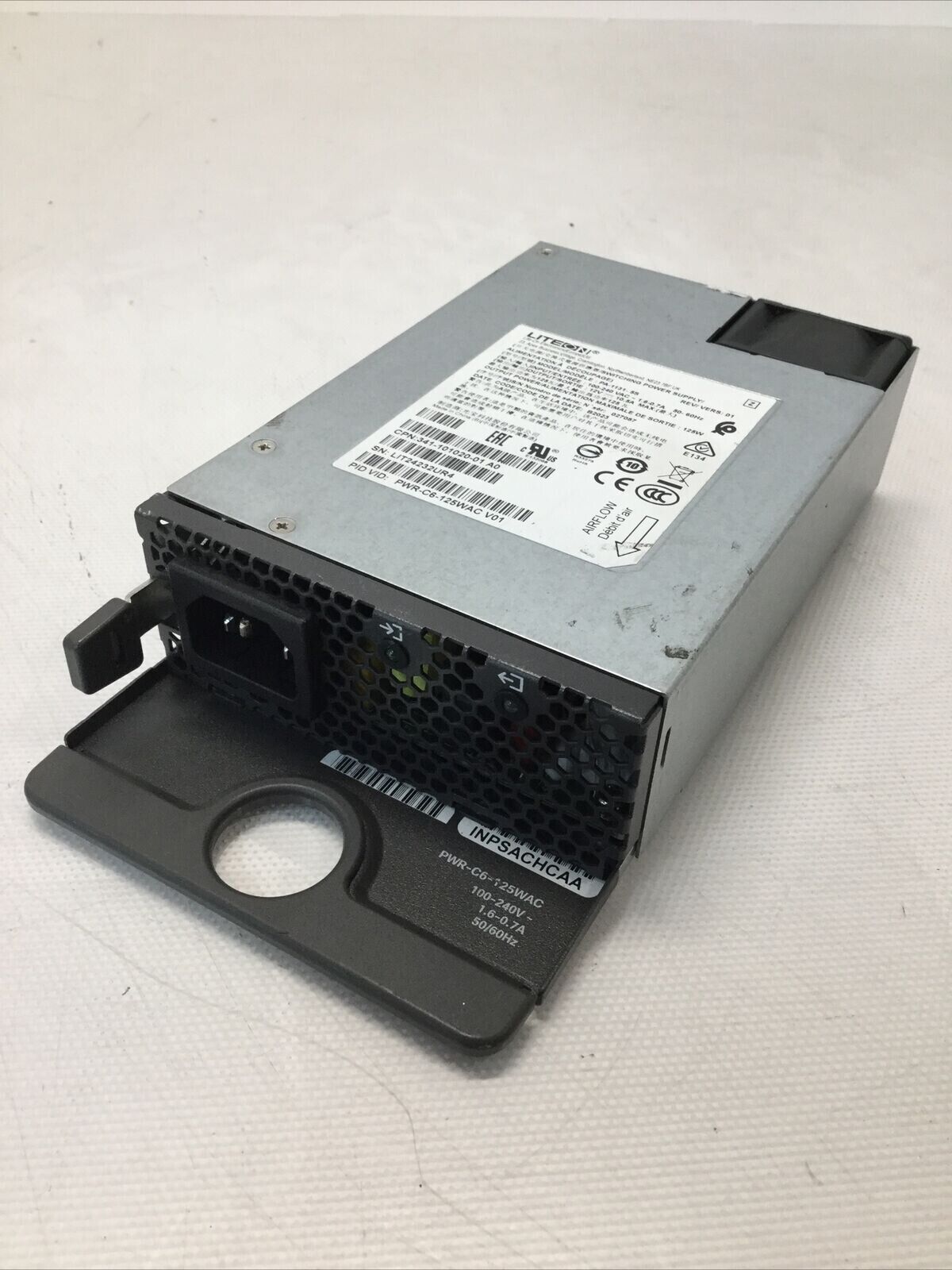 Cisco PWR-C6-125WAC 125W AC Power Supply for Catalyst 9200 Series Switches
