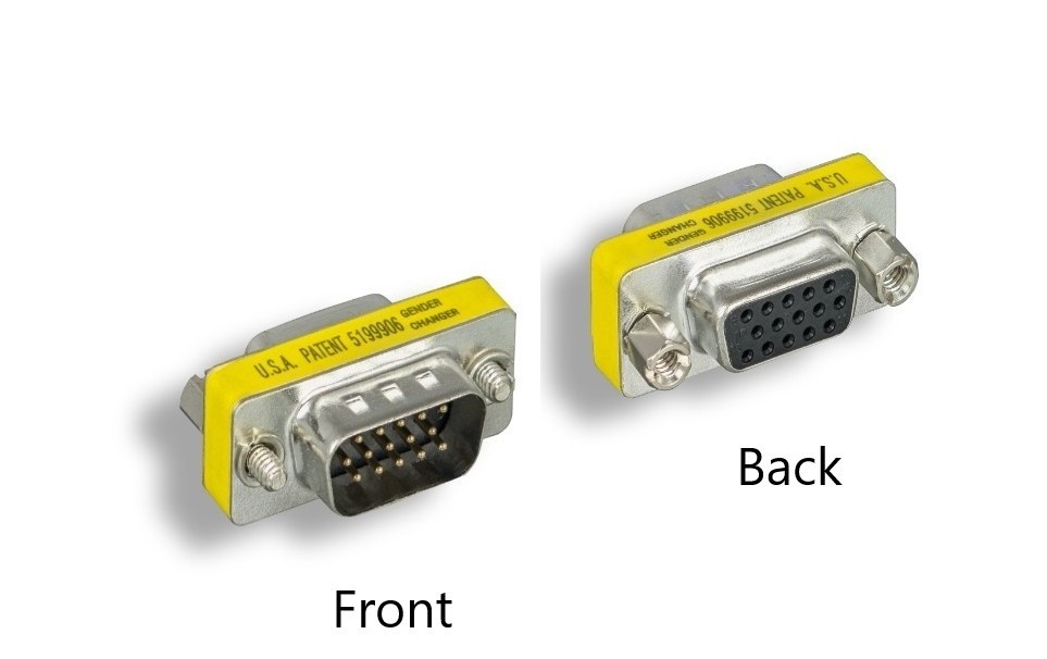 VGA HD15 F-M Slimline SVGA VGA Port Saver