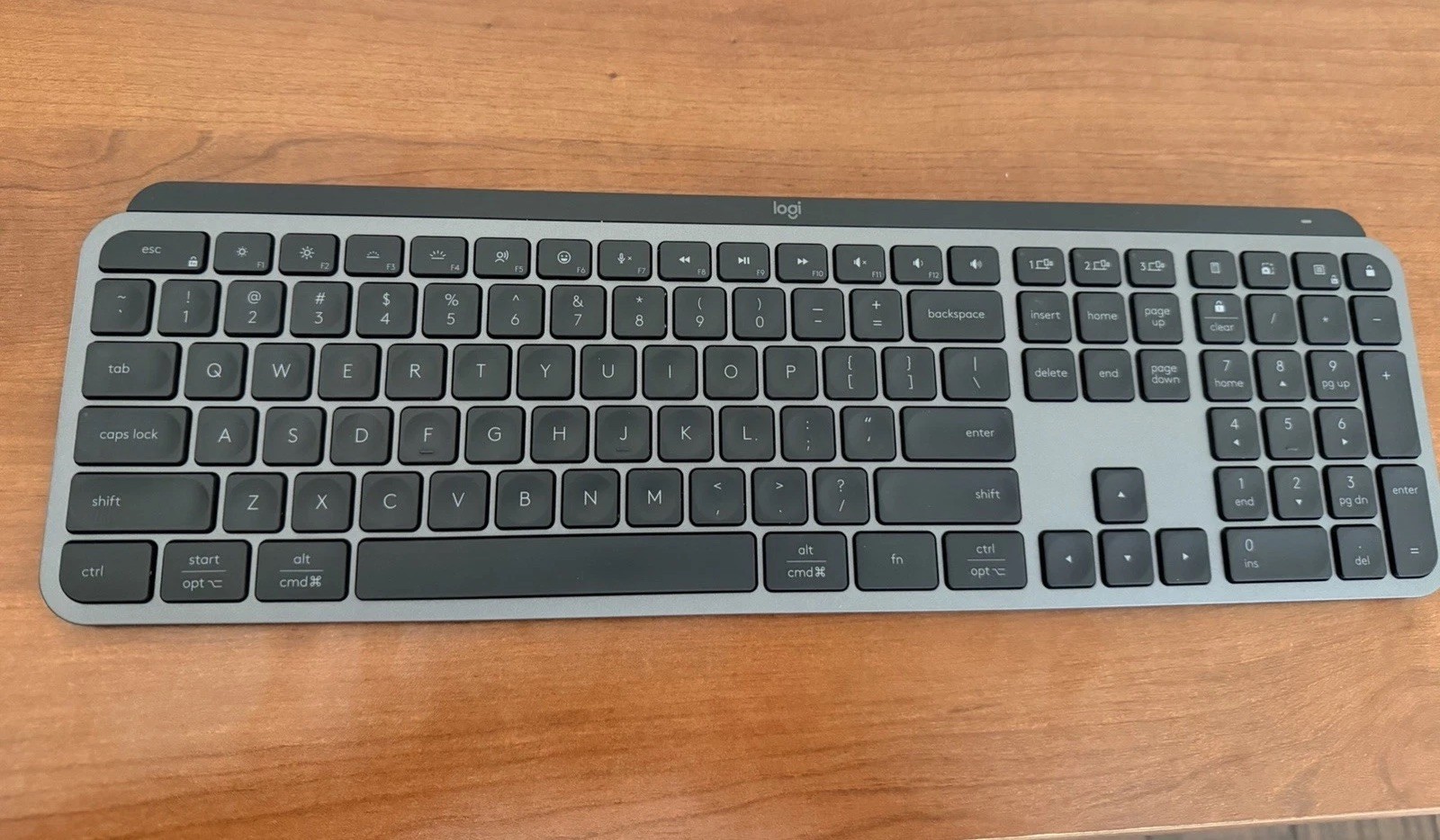 Logitech MX Keys S Compact Wireless Keyboard USB-C Gray English QWERTY