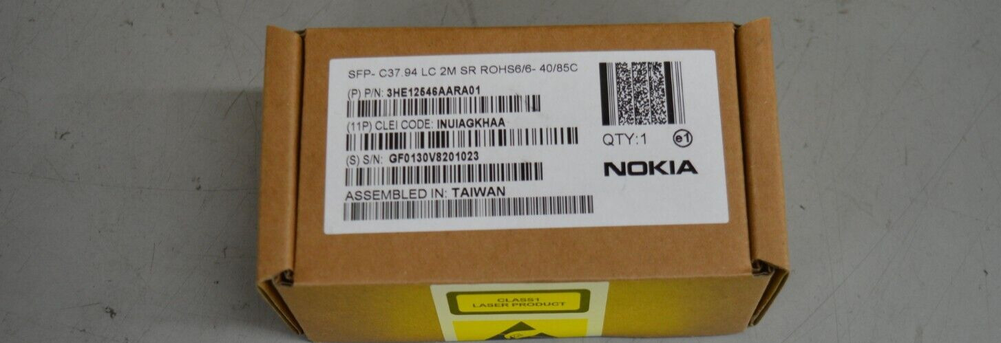 New Nokia Alcatel Lucent Transceiver 3HE12546AARA01 INUIAGKHAA CT-0155NSP-SB2L-E