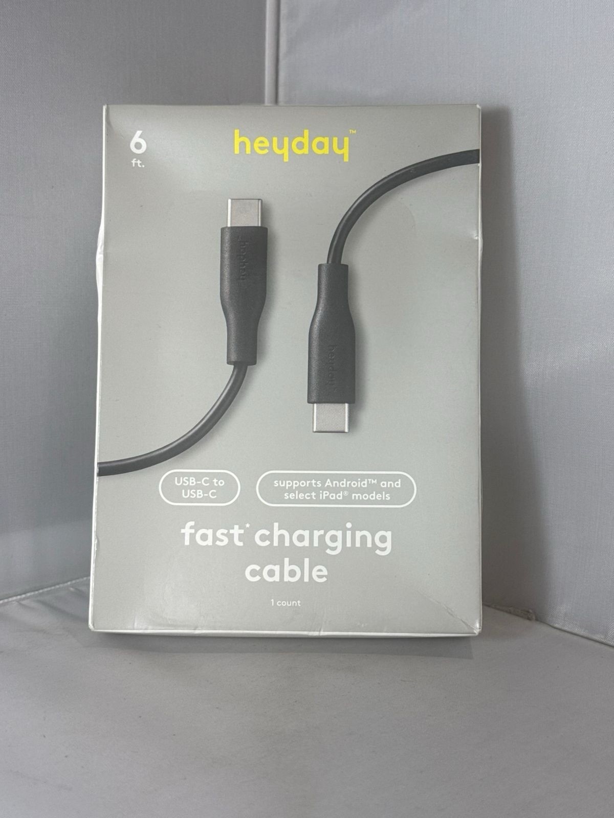 6ft Heyday Essentials USB C to USB C Extension Cable Phone Charger
