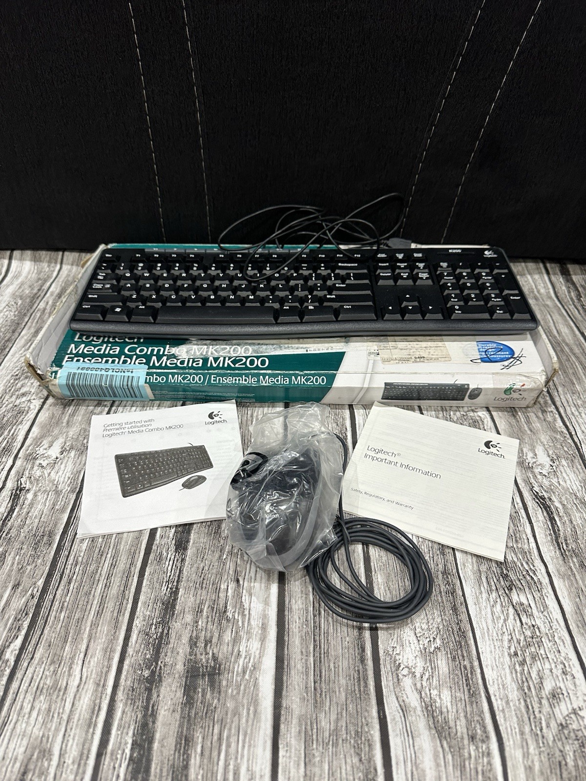 Logitech Media Combo MK200 Full-Size Keyboard And High-Definition Optical