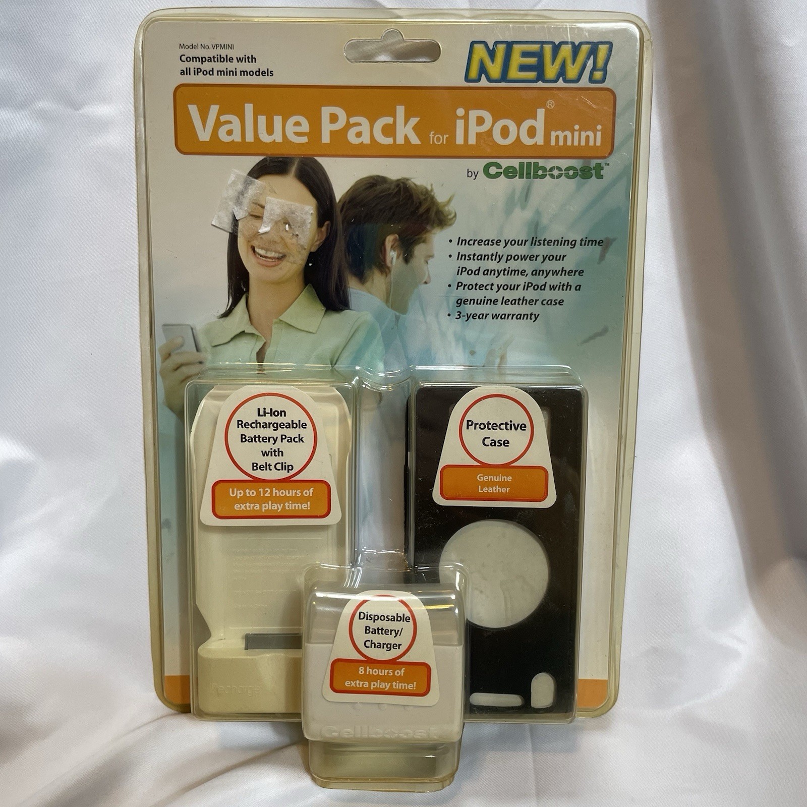 VPMINI COMPATIBLE VALUE PACK FOR IPOD MINI LI-ION RECHARGEABLE BATTERY (15CB3