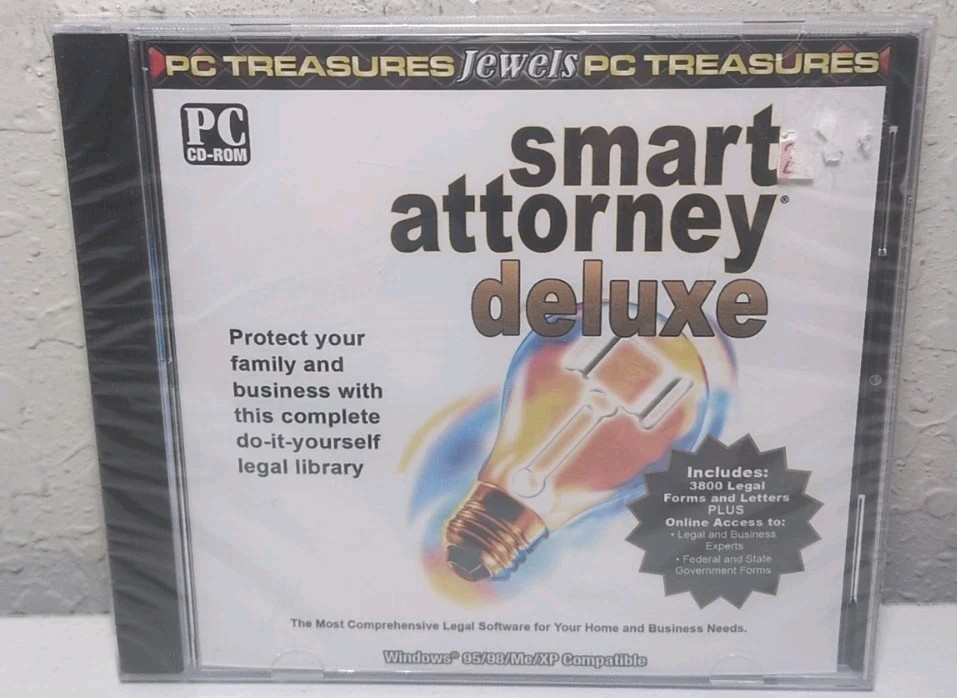 Smart Attorney Deluxe PC CD-ROM Brand New B62