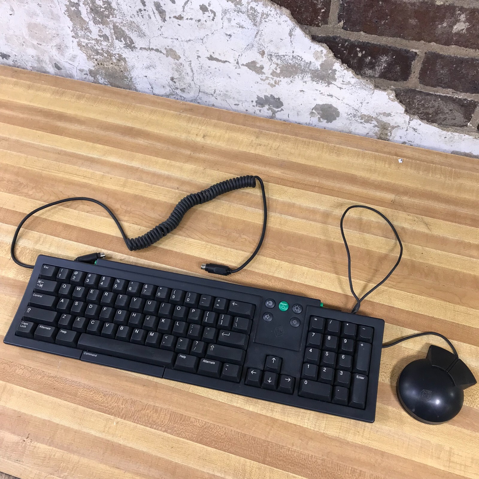 Vintage NeXT Computer N8001-3658 ADB Keyboard & N8003 Mouse (NeXTStation)