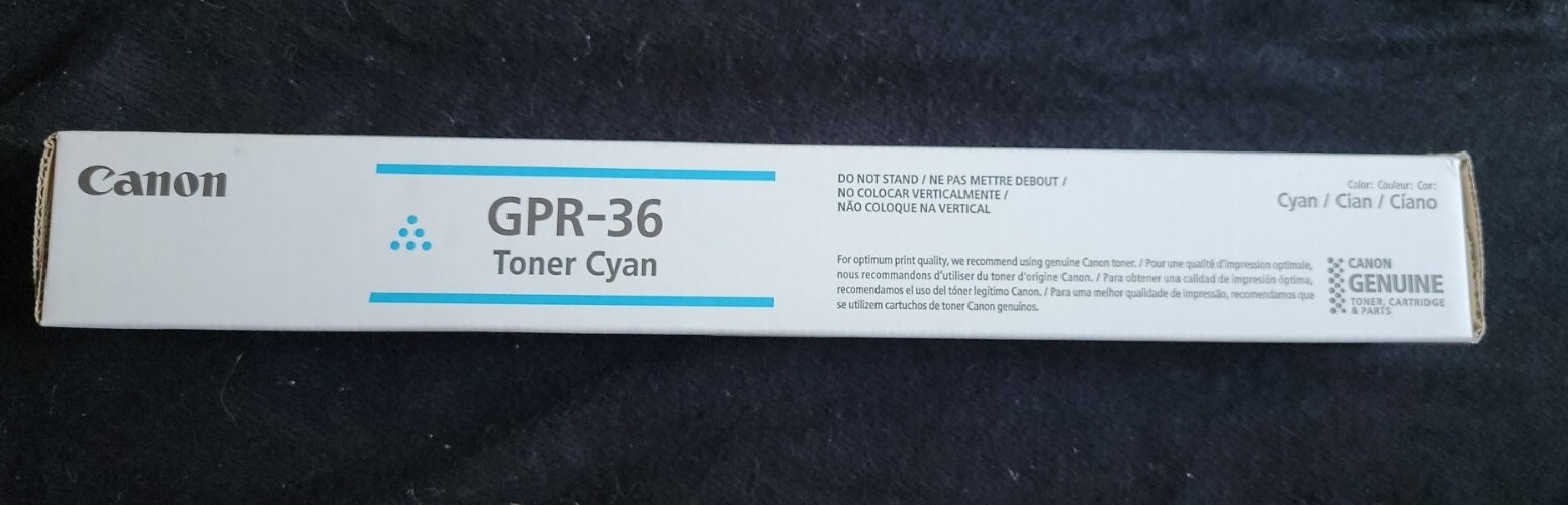 Canon GPR-36 Toner Cyan Genuine OEM Factory Sealed
